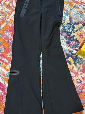 Black Technical Ski/Snow Pants with Zip Pockets